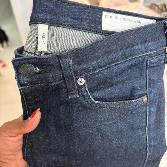 Rag & Bone $225 Skinny Dark Wash Jeans ✨ - Picture 3 of 8
